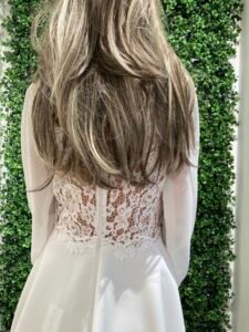 Konfirmationskjole LORENA 2026 tatoo blonde ryg