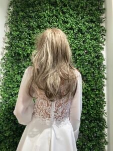 Konfirmationskjole LORENA 2026 smuk ryg