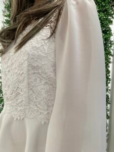 Konfirmationskjole LORENA 2026 lange ærmer