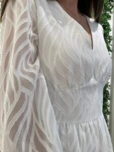 Konfirmationskjole LAUREN 2026 pufærmer