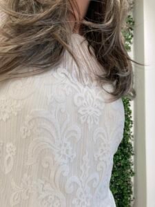 REAL SILK konfirmationskjole 2026 broderi overdel