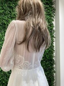 REAL SILK 2026 konfirmationskjole transparant ryg