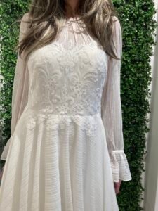 Konfirmationskjole REAL SILK 2026 hjerteudskæring