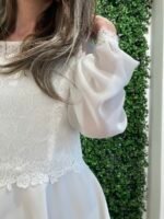 KARINA konfirmationskjole 2026 – romantisk design med hjerteudskæring