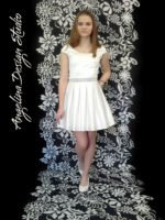 Konfi kjole med transparent CAROLINE